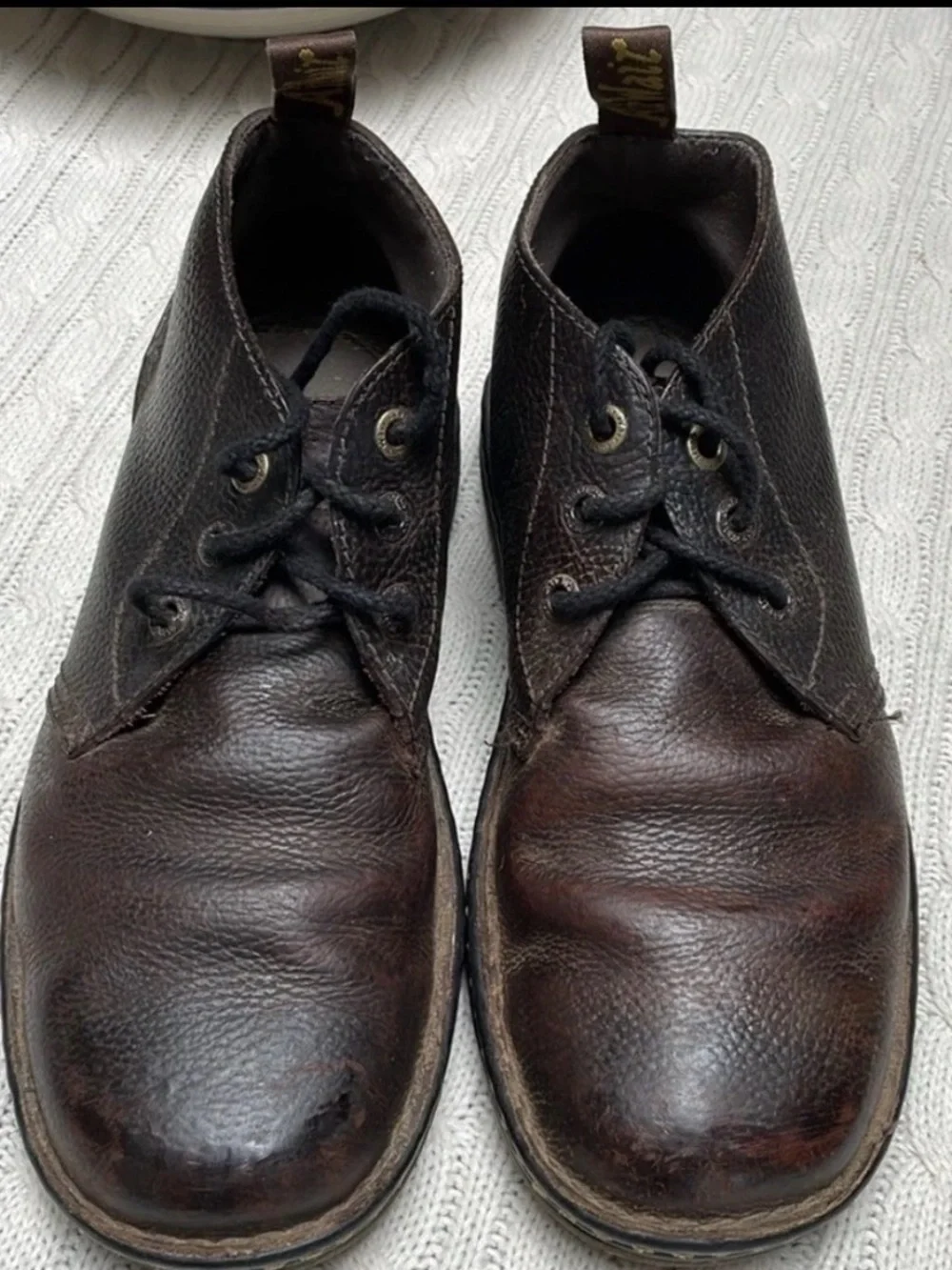 Dr. Martens Air Wair with Soles Bouncing sz 10 Sussex Chukka boots Brown Leather